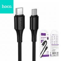 Cable USB C to USB C Hoco 3A 60W 1M X120 Black In Blister