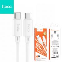 Cable USB C to USB C Hoco 3A 60W 1M X88 White In Blister