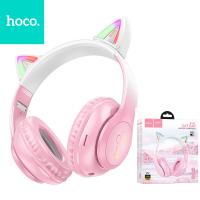 Wireless Headphones Hoco W42 Cat Ear Cherry Blossom In Blister
