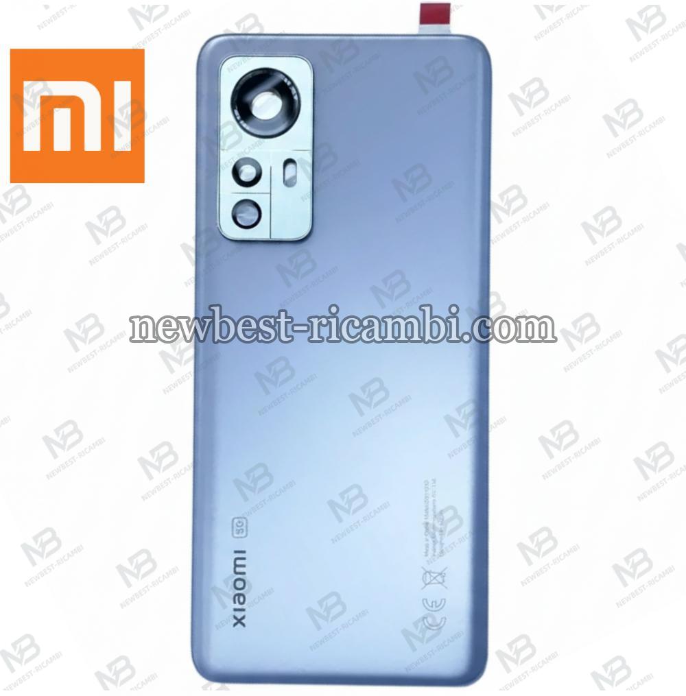 Xiaomi Mi 12 Pro Back Cover+Camera Glass Blue Service Pack