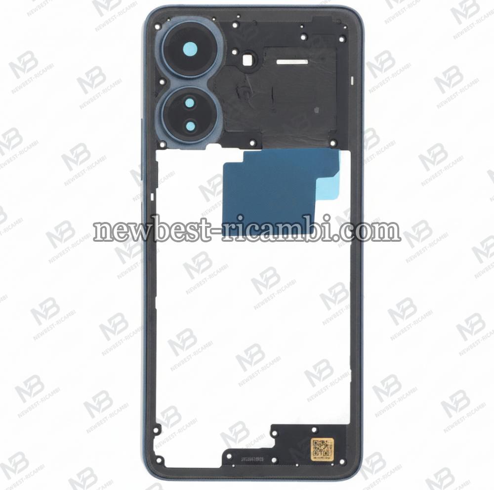 Xiaomi Poco C65 (2310FPCA4G) Frame B + Camera Glass + Side Key Blue