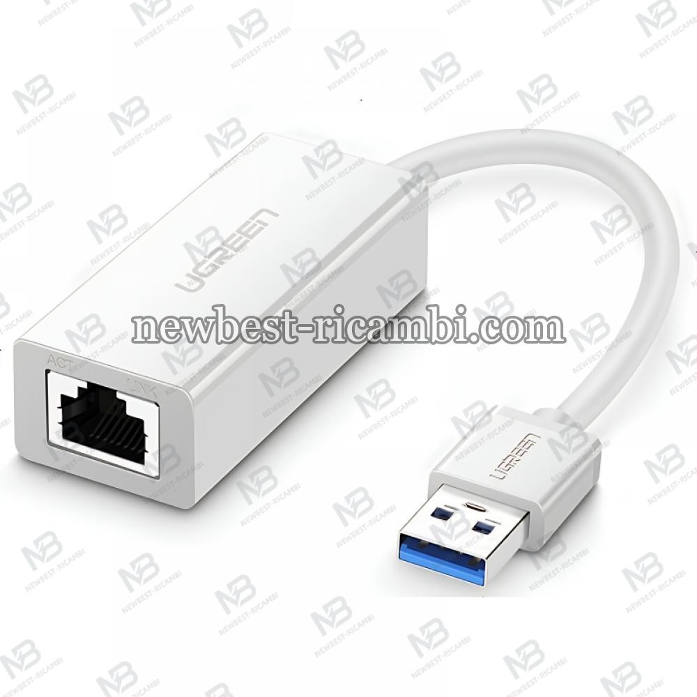 Ethernet Adapter UGREEN CR111 RJ45 USB 3.0 White
