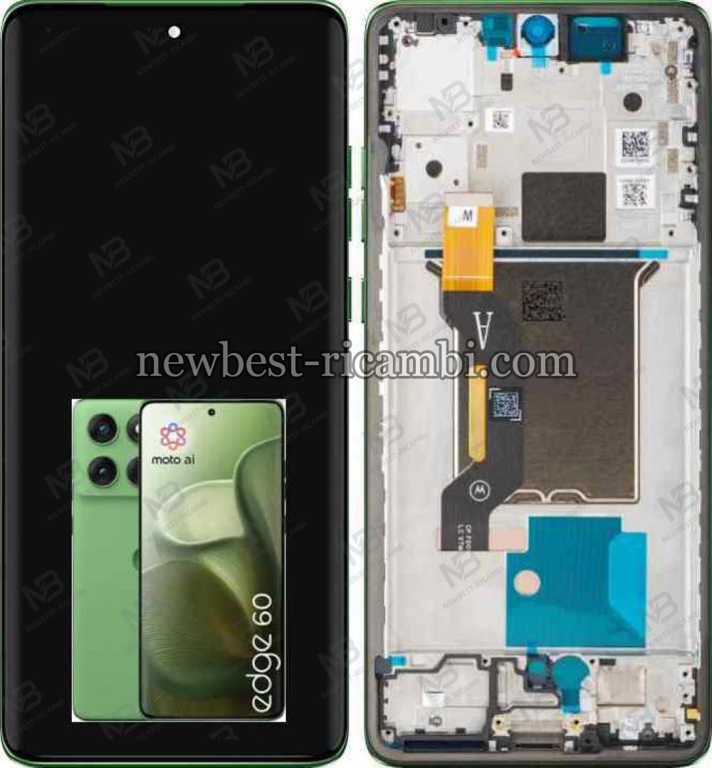 Motorola Edge 60 5G (XT2505) Touch + Lcd + Frame Green Original