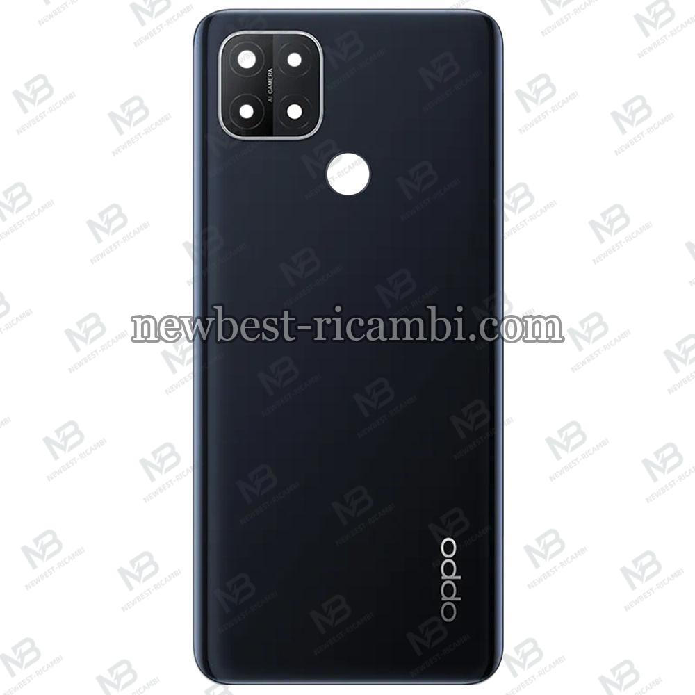 Oppo A35 5G (PEHM00 / PEFM00) Back Cover + Camera Glass Black