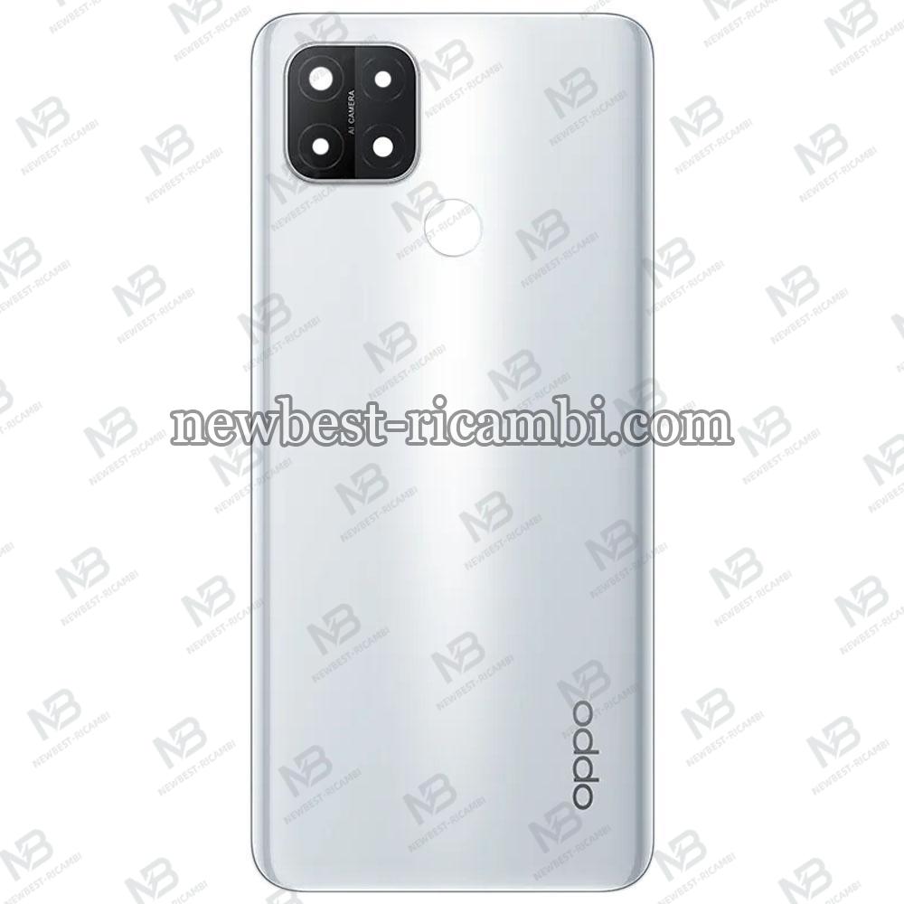 Oppo A35 5G (PEHM00 / PEFM00) Back Cover + Camera Glass White