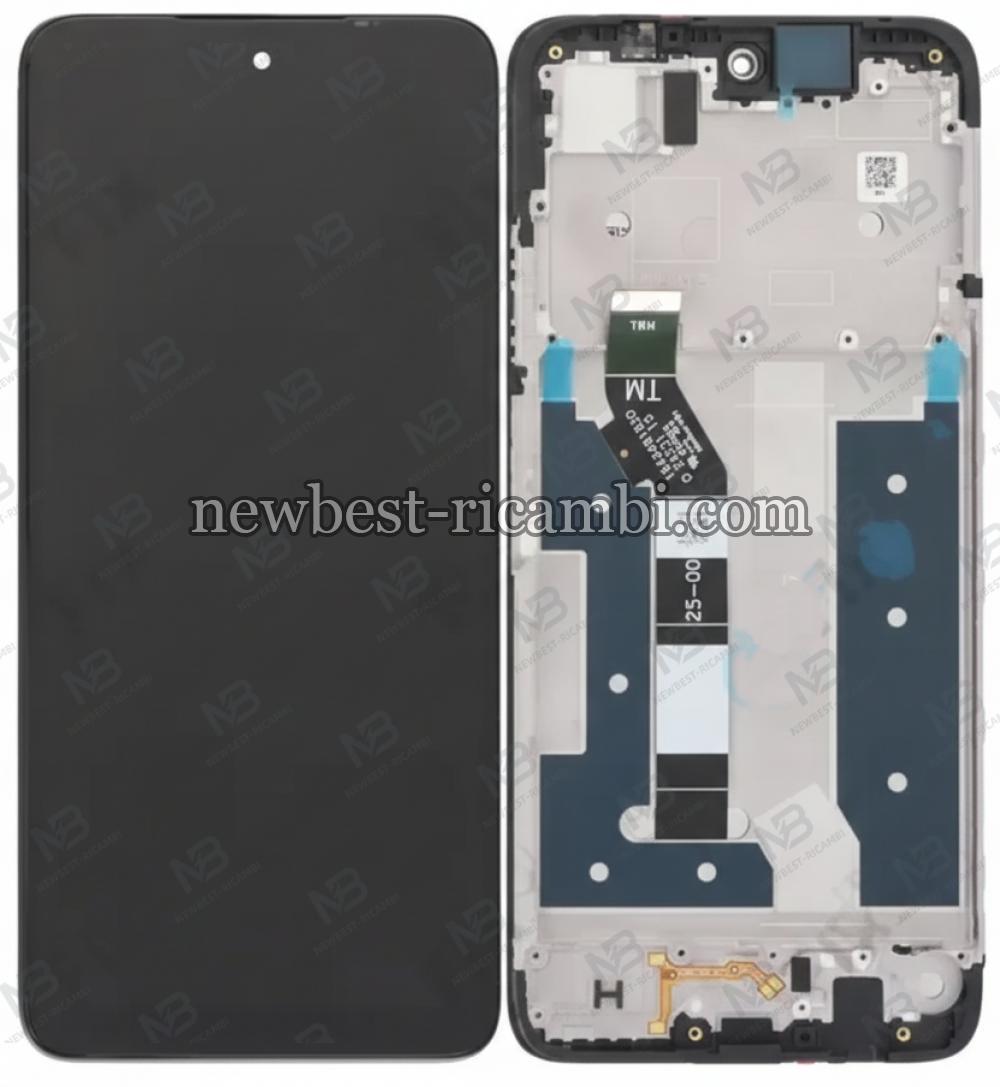 Moto G35 5G Touch + Lcd + Frame Black Original