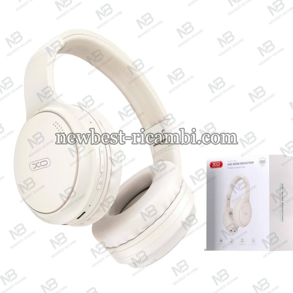 XO HF Bluetooth Overear Star Mist ANC White - BE41 In Blister