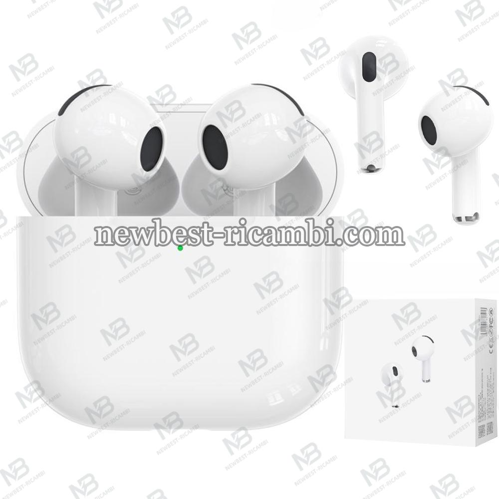 XO HF TWS 6rd Gen White - Q6 Pods In Blister