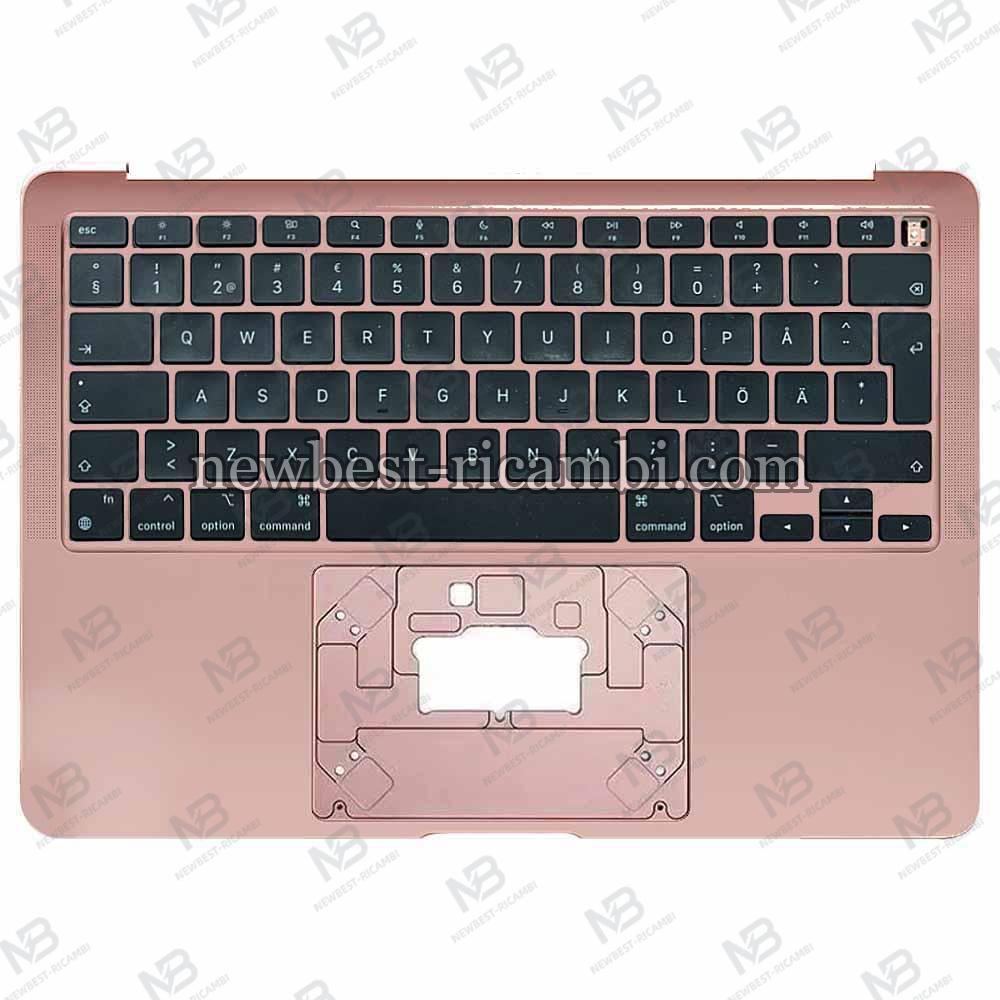 Macbook Air 13" (2020) A2337 EMC 3598 Keyboard+Frame Rose Gold Grade A Hungarian Layout Original