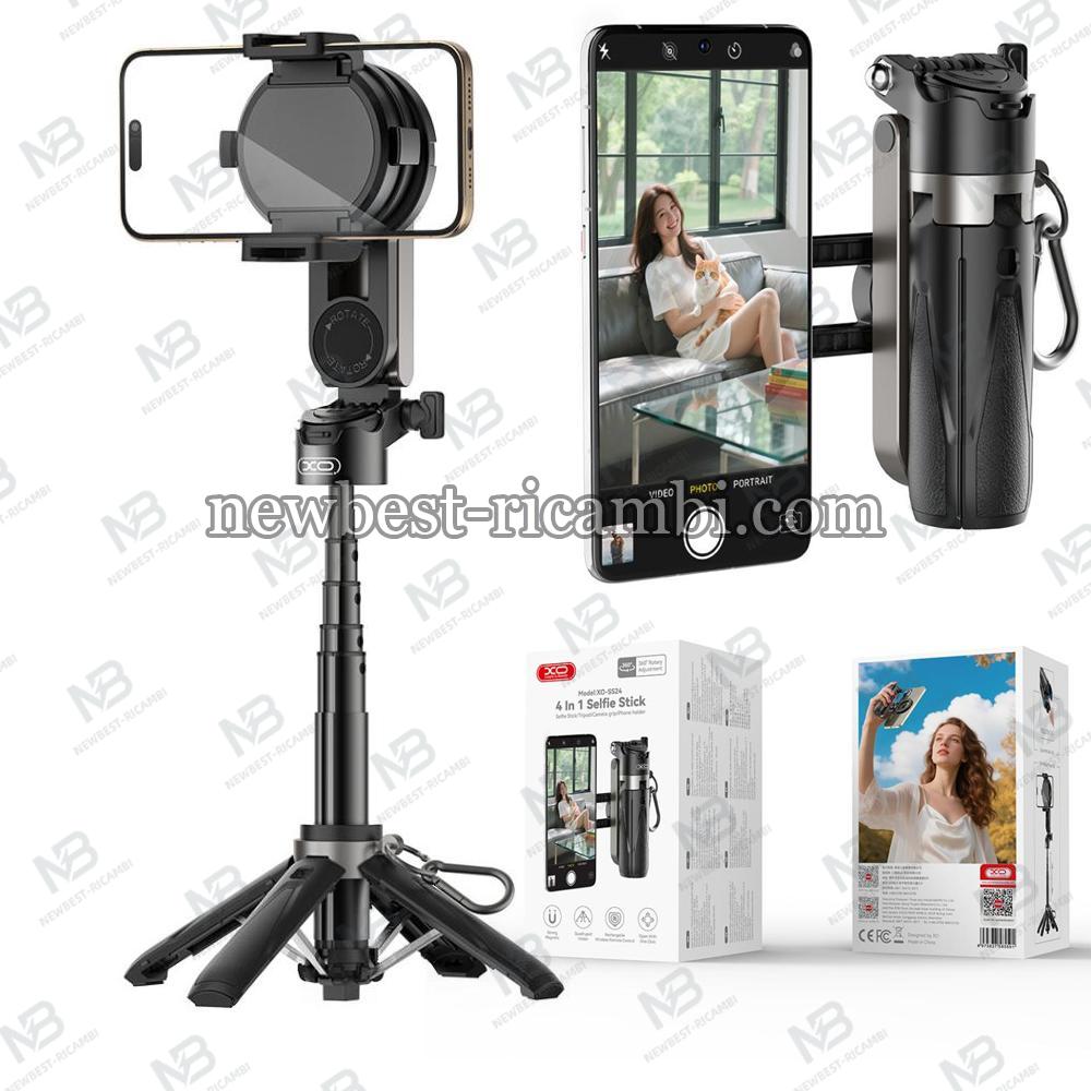 XO Tripod Stand 4 in1Camera Grip MagSafe Bluetooth Black - SS24 In Blister