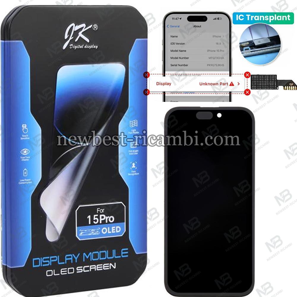 iPhone 15 Pro Touch + Lcd + Frame JK Oled Hard Removable IC