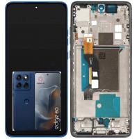 Motorola Edge 60 5G (XT2505) Touch + Lcd + Frame Blue Original