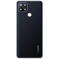 Oppo A35 5G (PEHM00 / PEFM00) Back Cover + Camera Glass Black