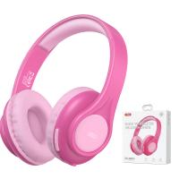 XO HF Bluetooth Overear Cartoon Kids Pink - BE54 In Blister