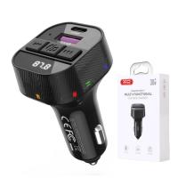 XO MP3 Wireless 30W USB-A + USB-C Black - BCC17 In Blister