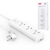 XO Power Strip 2500W 3xAC Sockets White - WL17 In Blister