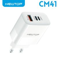 NEWTOP CM41 CARICATORE USB + TYPE-C + LIGHTNING