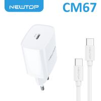 NEWTOP CM67 CARICATORE DA MURO PD 30W CON CAVO TYPE-C