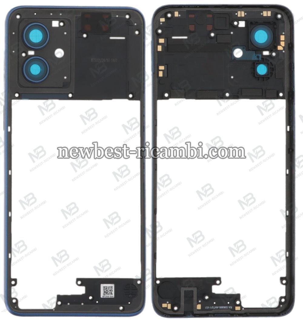 Moto G54 5G XT2343 Frame B + Side Key Midnight Blue