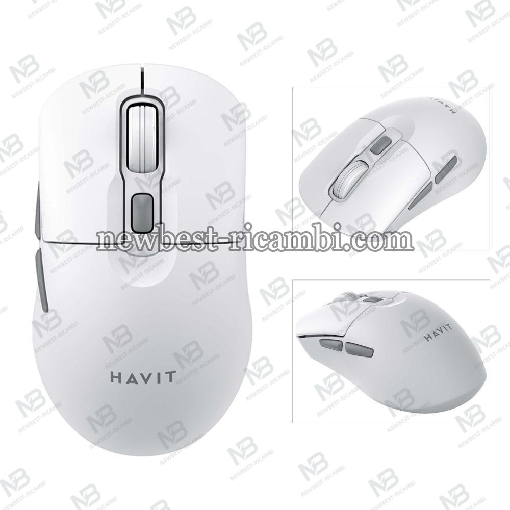 Wireless Mouse HAVIT MS59WB 800DPI - 1600DPI White in Blister