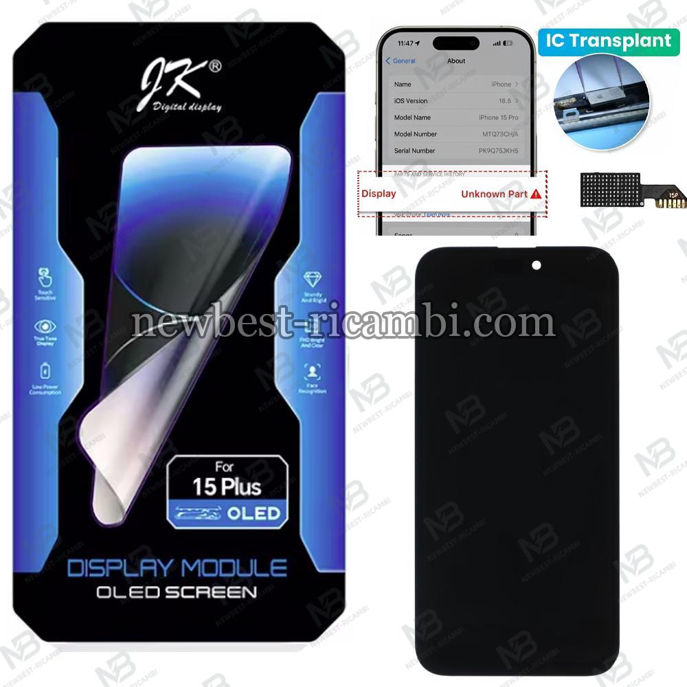 iPhone 15 Plus Touch + Lcd + Frame JK Oled Soft Removable IC