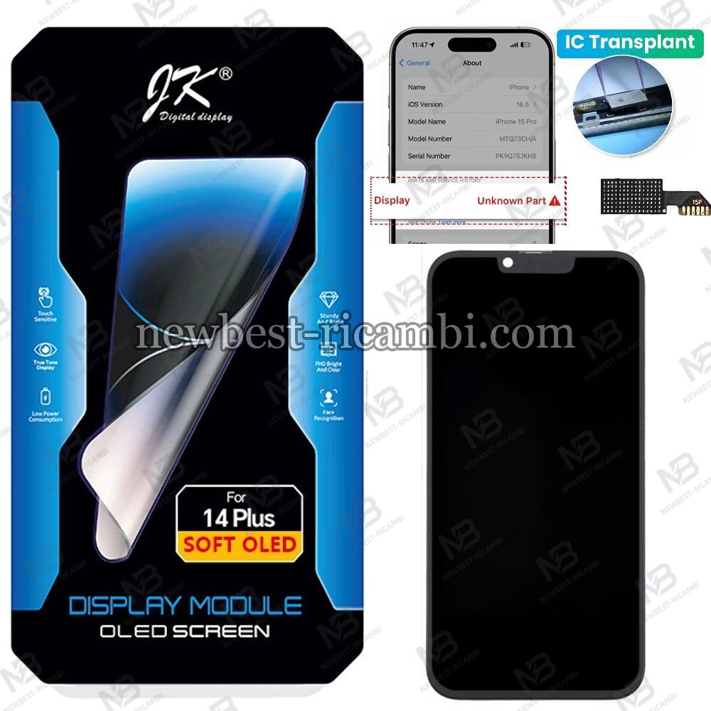 iPhone 14 Plus Touch + Lcd + Frame JK Oled Soft Removable IC