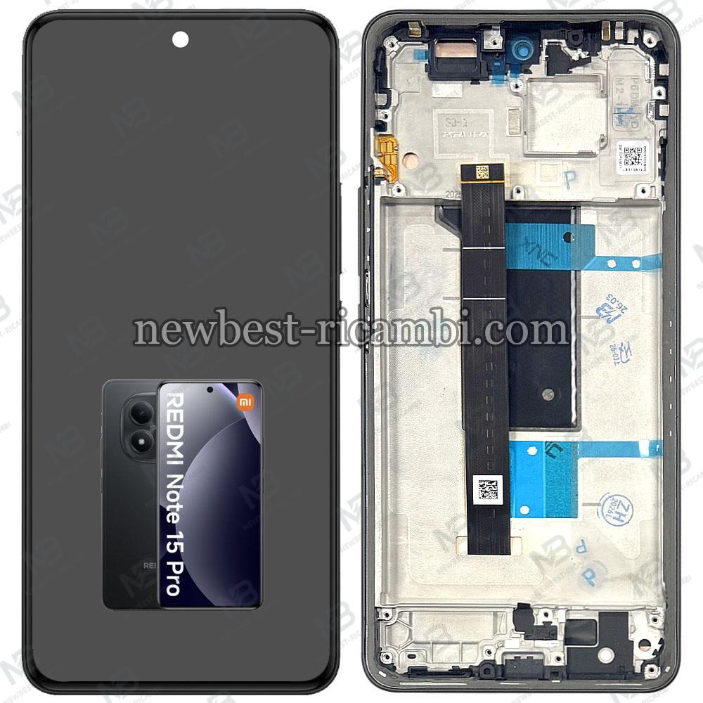Redmi Note 15 Pro 4G (2025) 25100RA69G Touch + Lcd + Frame Black Original