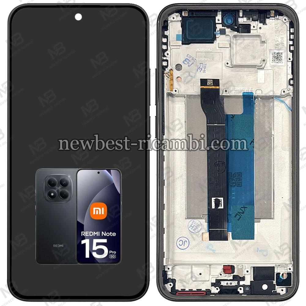 Redmi Note 15 Pro 5G (2025) 25060RABDG Touch + Lcd + Frame Black Original