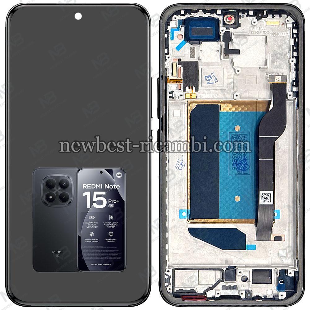 Redmi Note 15 Pro+ 5G (2025) 2510ERA8BG Touch + Lcd + Frame Black Original