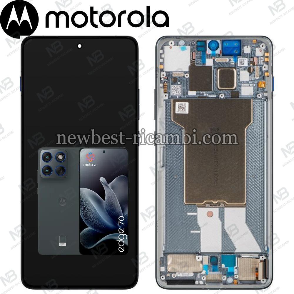 Motorola Edge 70 (XT2601-2) Touch + Lcd + Frame Gadget Grey Service Pack