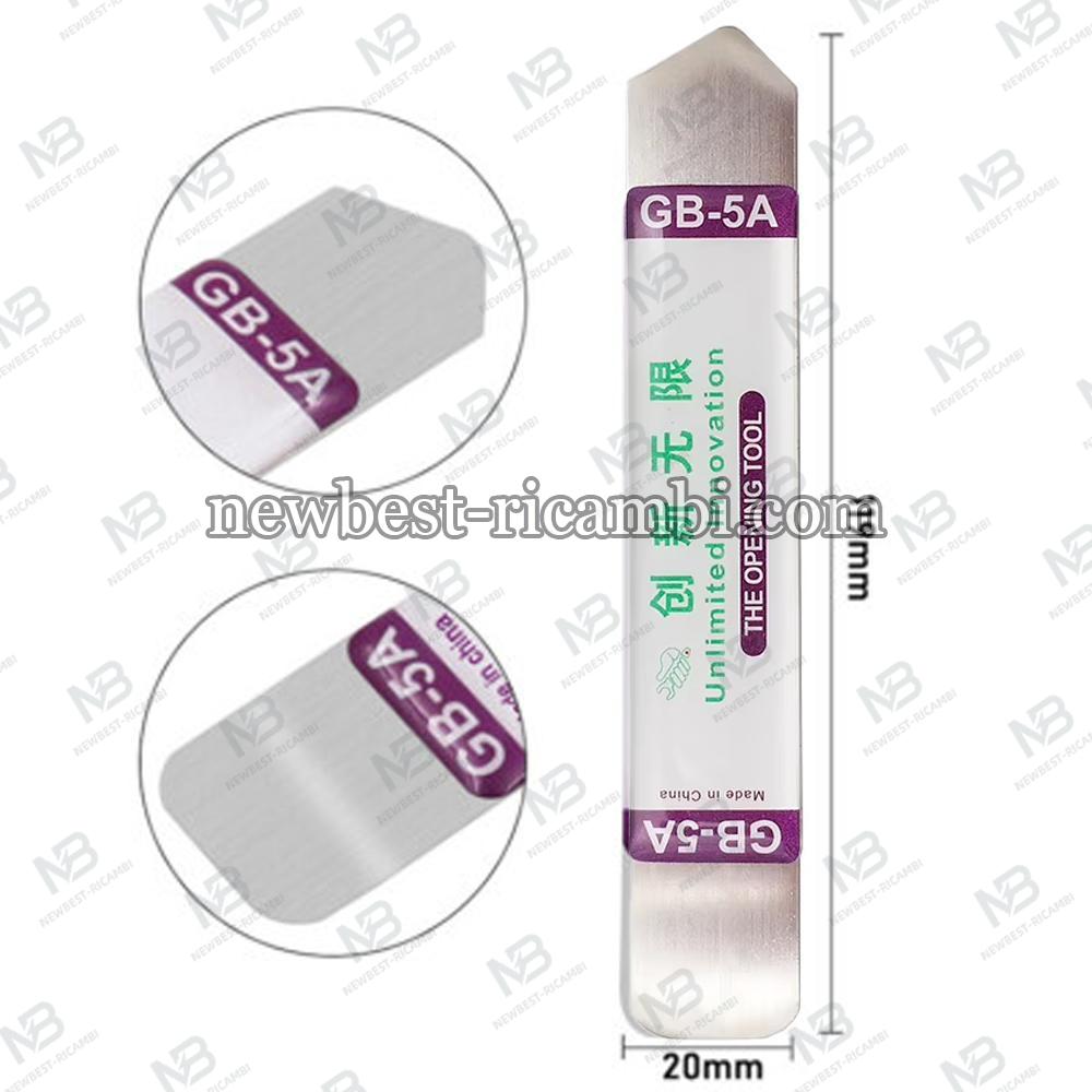 GB-5A Stainless Steel Soft Thin Pry Opening Tool Metal Crowbar