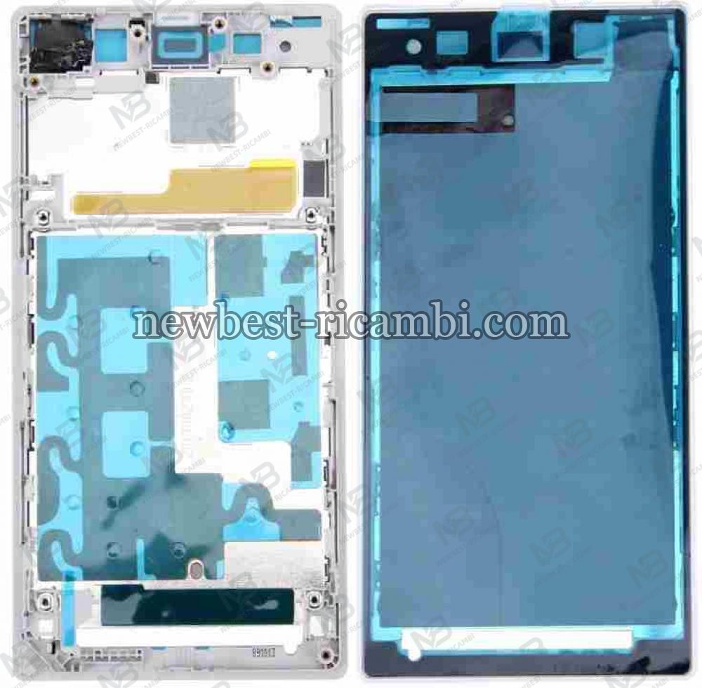 Sony Xperia Z1 Display Support Frame White 