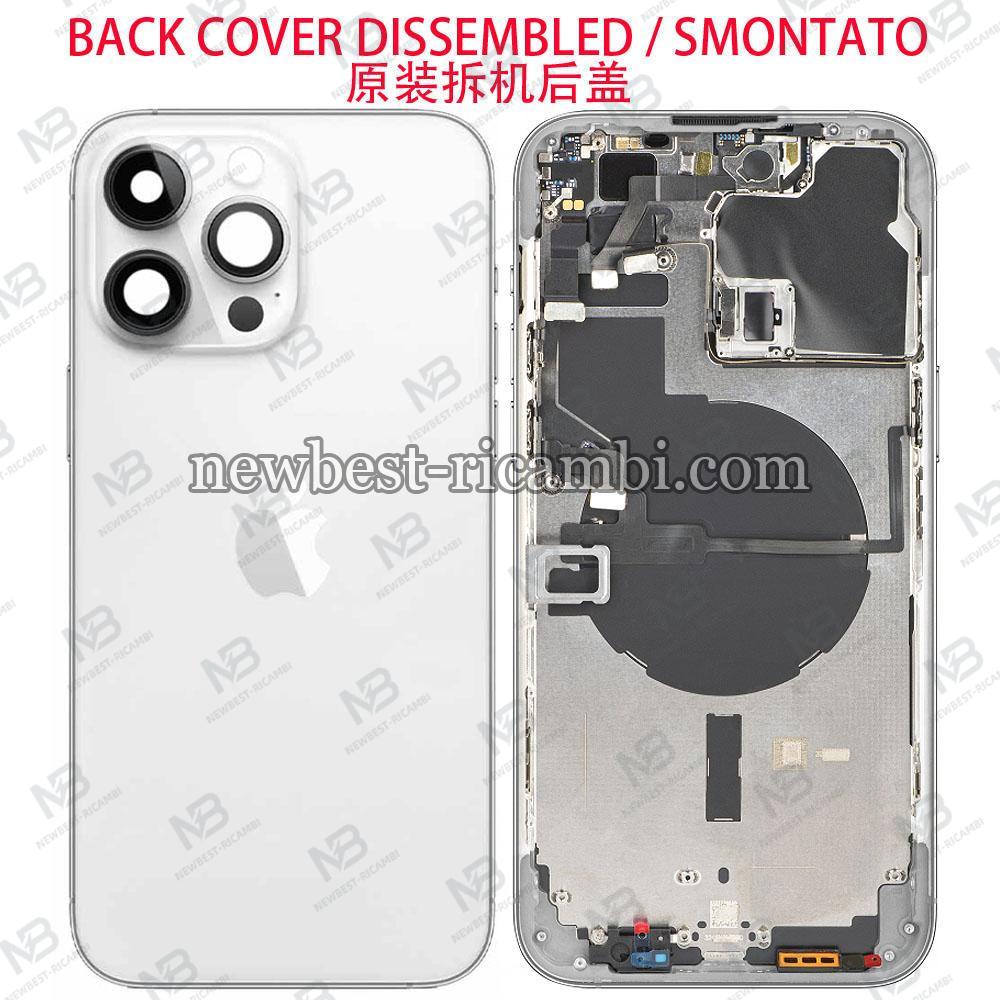 iPhone 14 Pro Max Back Cover + Frame + Flex White Dissembled Grade A Original