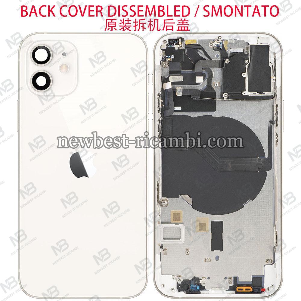 iPhone 12 Back Cover + Frame + Flex White Dissemble Grade A Original