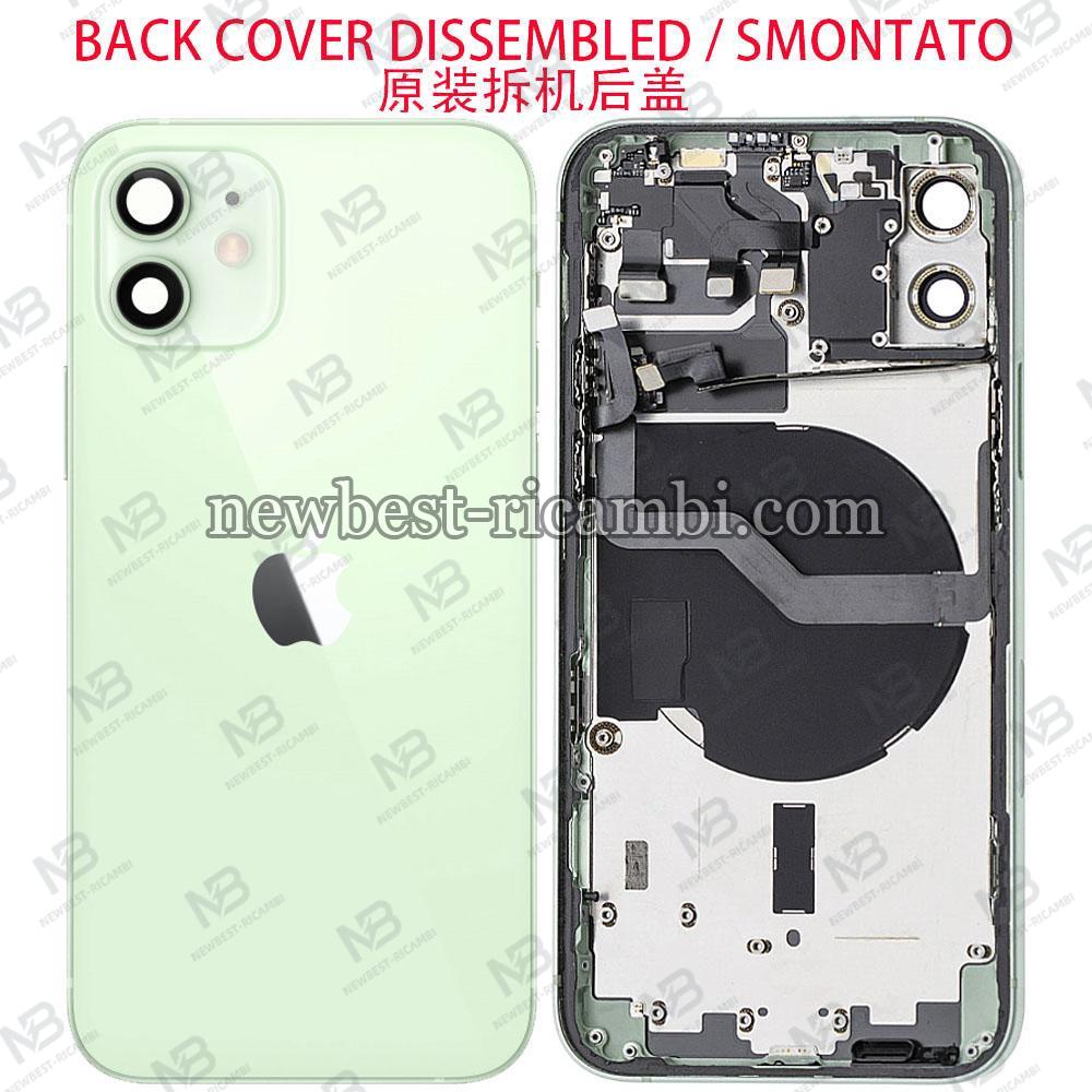 iPhone 12 Back Cover + Frame + Flex Green Dissemble Grade A Original