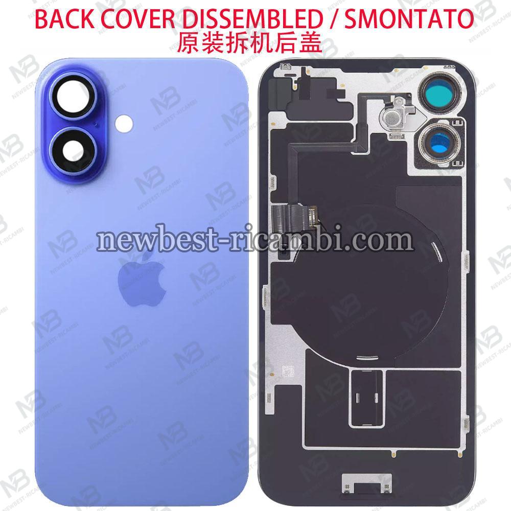iPhone 16 Back Cover + Frame + Full Flex Blue Disassembled Grade A Original