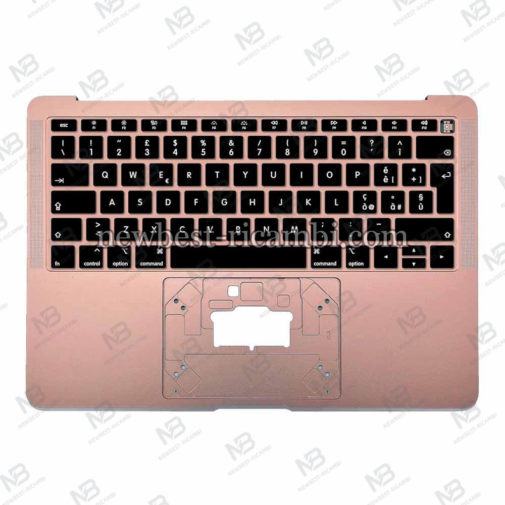 Macbook Air 13" (2018) A1932 EMC 3184 Keyboard+Frame Pink Gold Grade A Italian Layout Dissembled Original