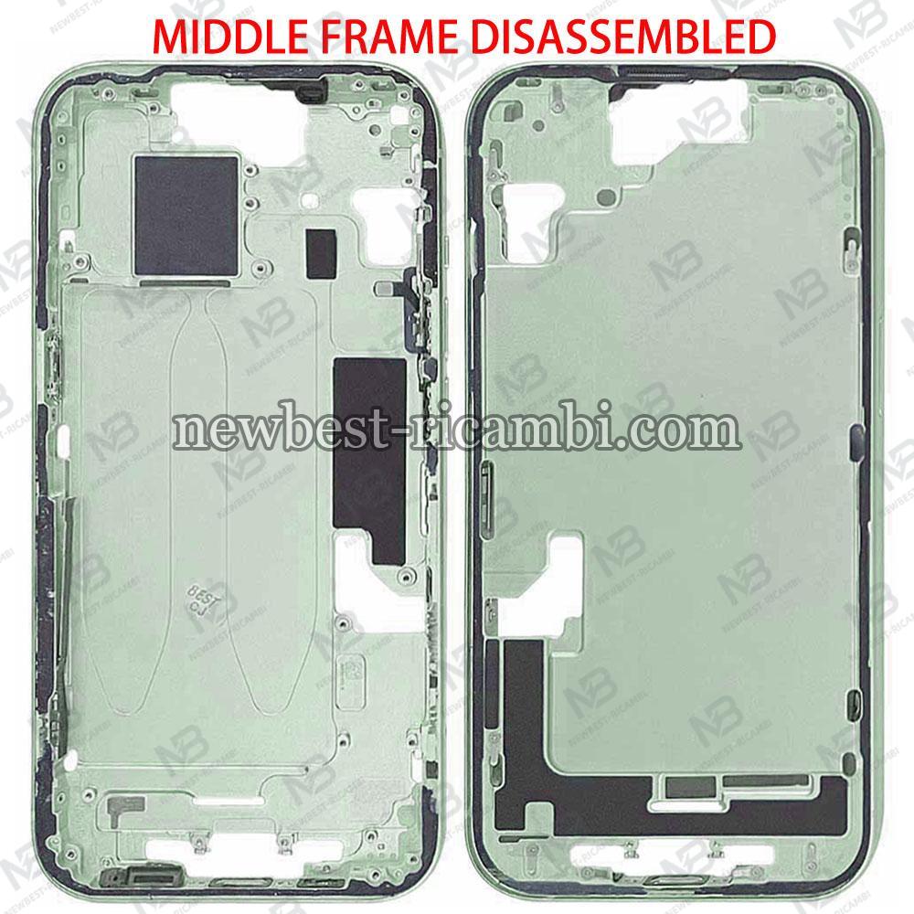 iPhone 15 Middle Frame + Side Key Green Disassembled Grade A Original