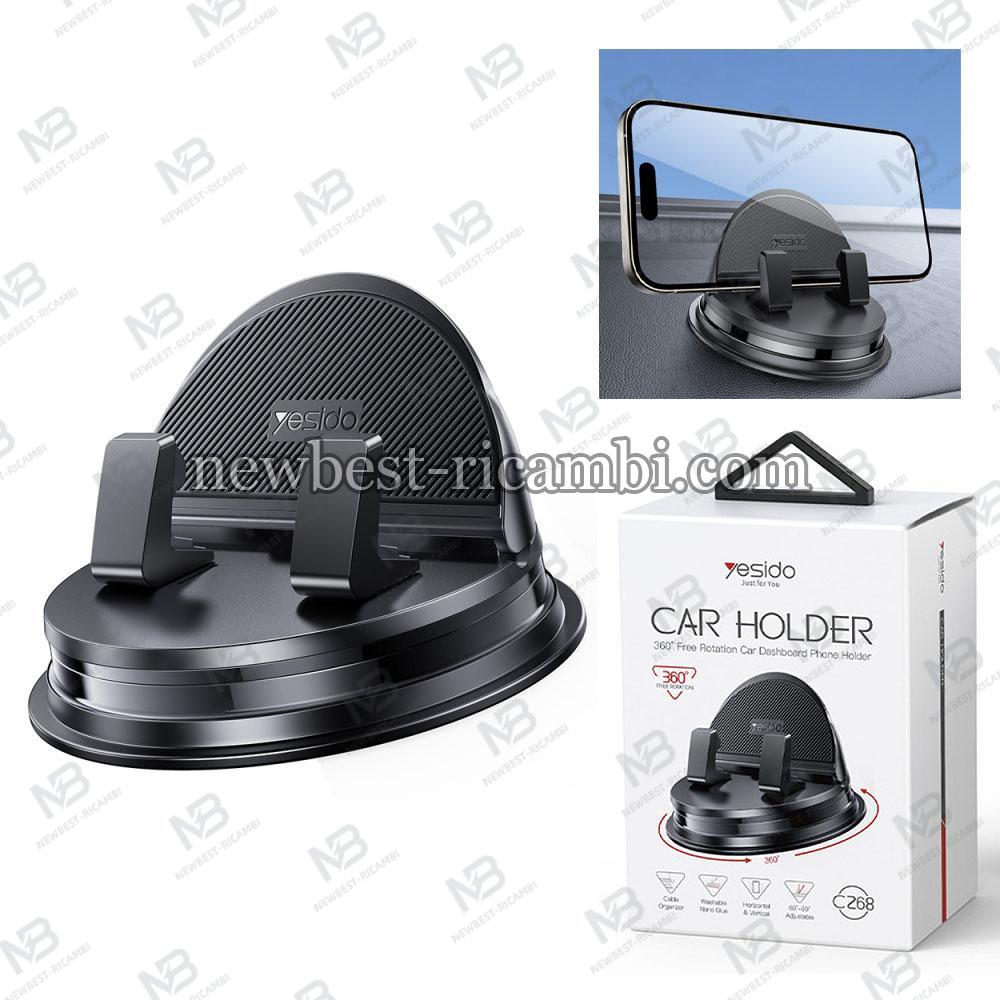 Car Holder Yesido C268 4inch - 8inch Black in Blister