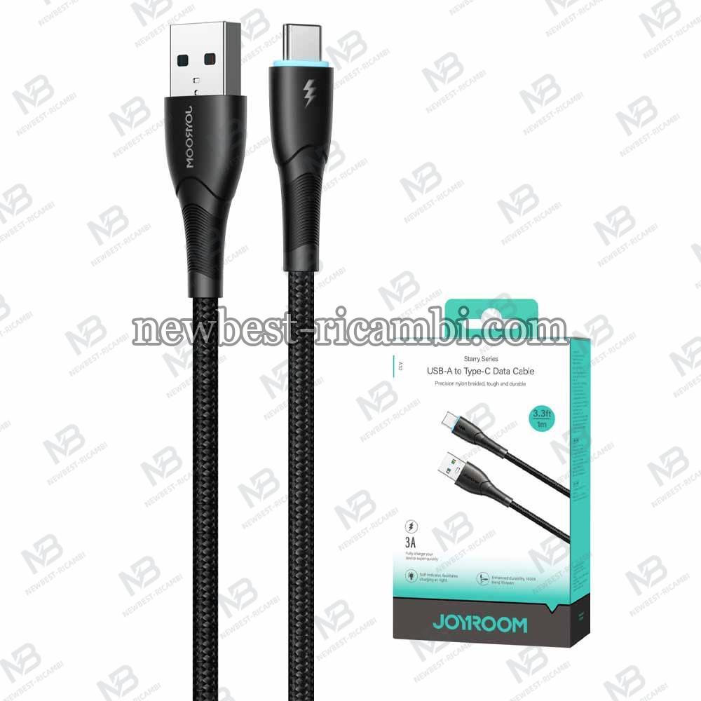 USB-A to USB-C Cable Joyroom S-A32 18W 3A 1m Black in Blister