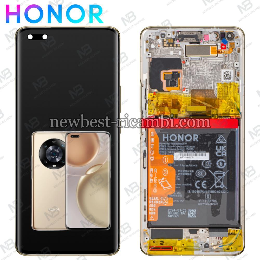 Honor Magic 4 Pro 5G (LGE-NX9) Touch + Lcd + Frame + Battery Gold Service Pack