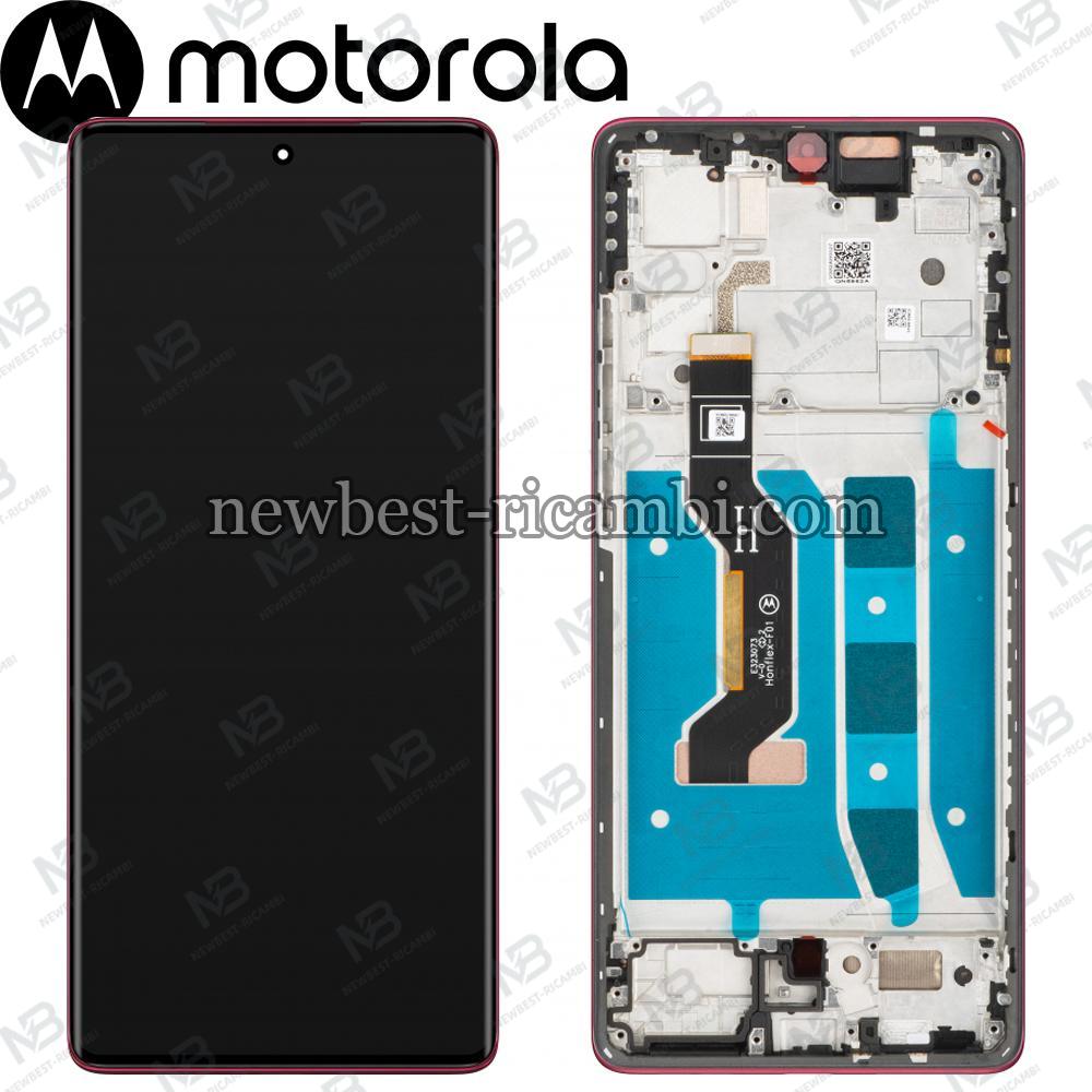 Moto G85 5G XT2427 Touch + Lcd + Frame Viva Magenta Service Pack