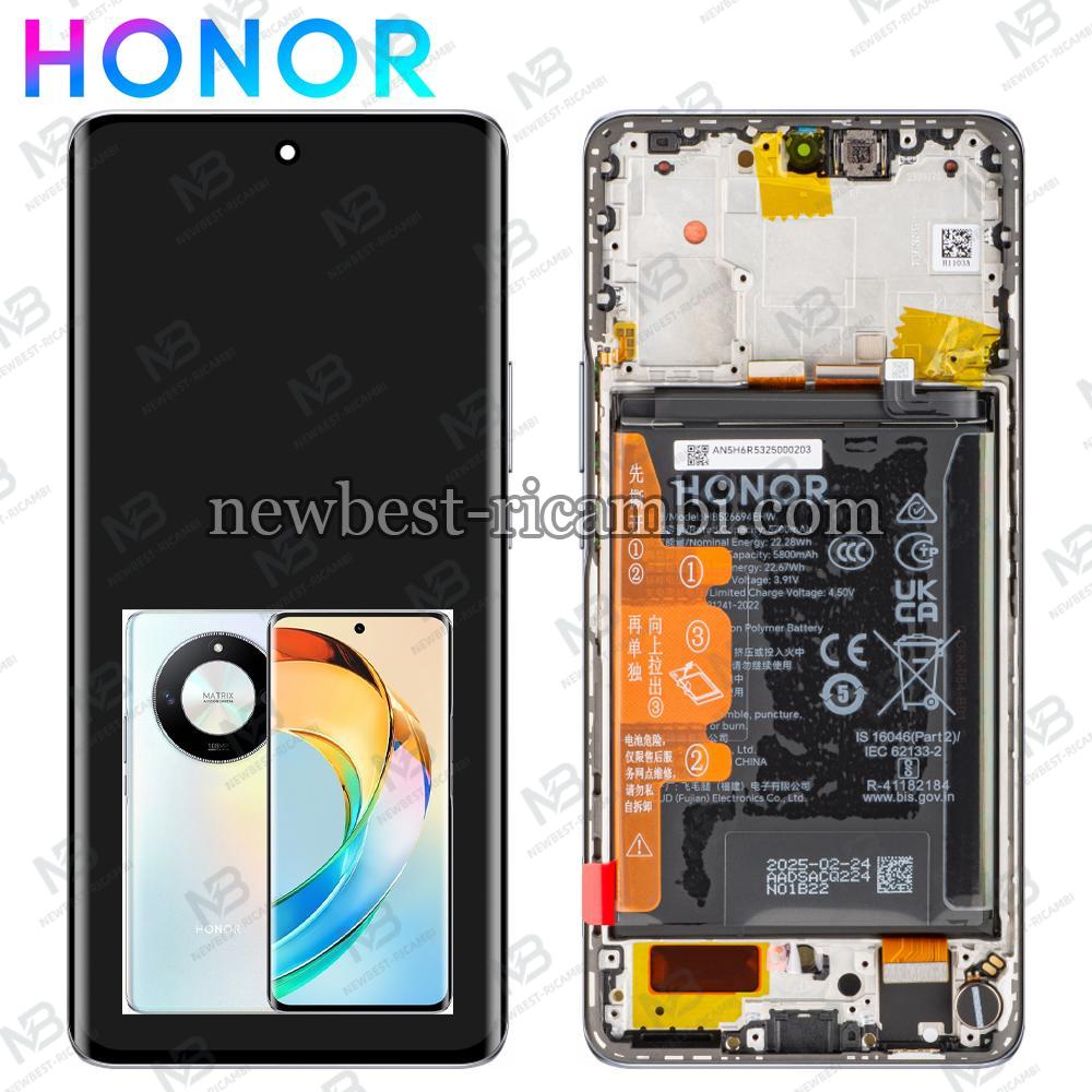 Huawei Honor X50 5G (ALI-AN00) Touch + Lcd + Frame + Battery Silver Service Pack
