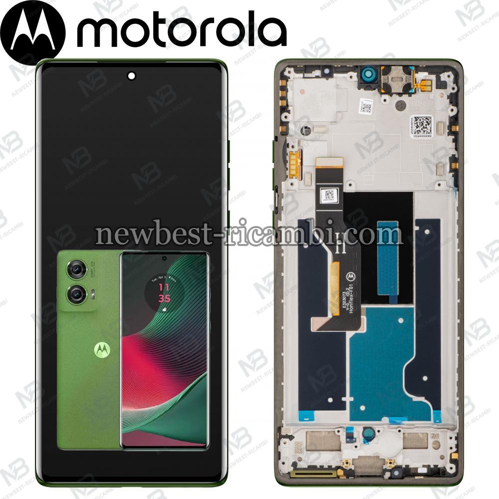 Motorola Edge 50 Fusion 5G Touch + Lcd + Frame Forest Green Service Pack