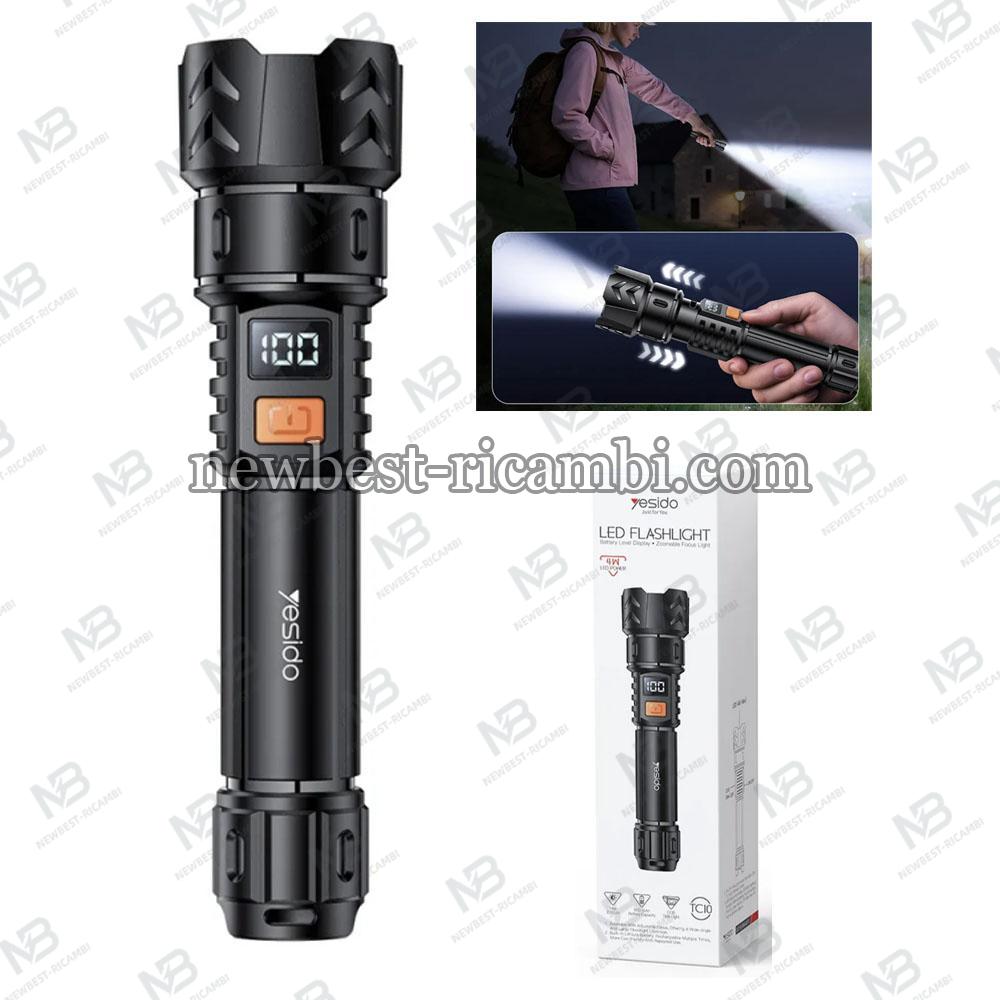 Flashlight Yesido TC10 220lm Black in Blister