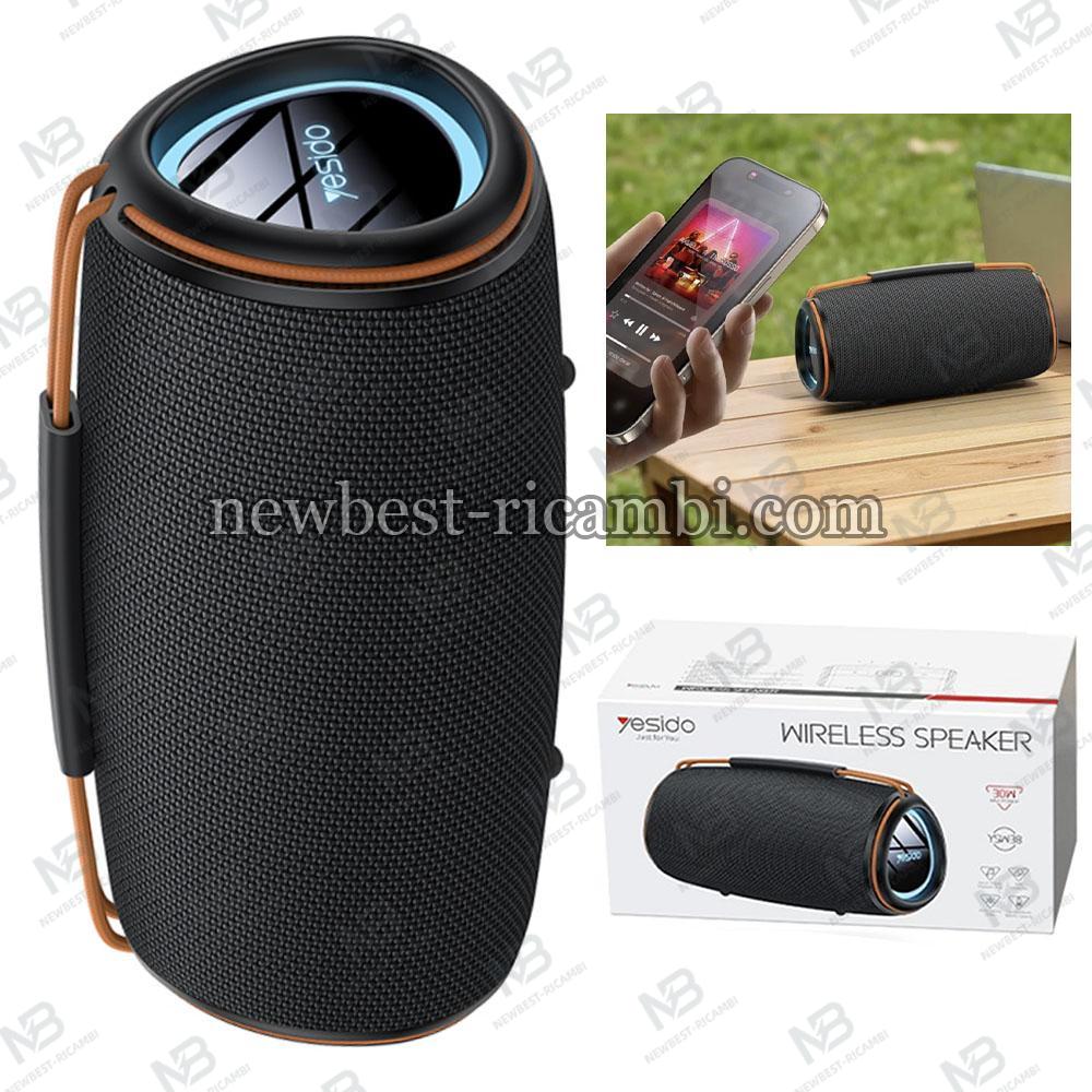 Bluetooth Speaker Yesido YSW38 30W TWS RGB Black in Blister