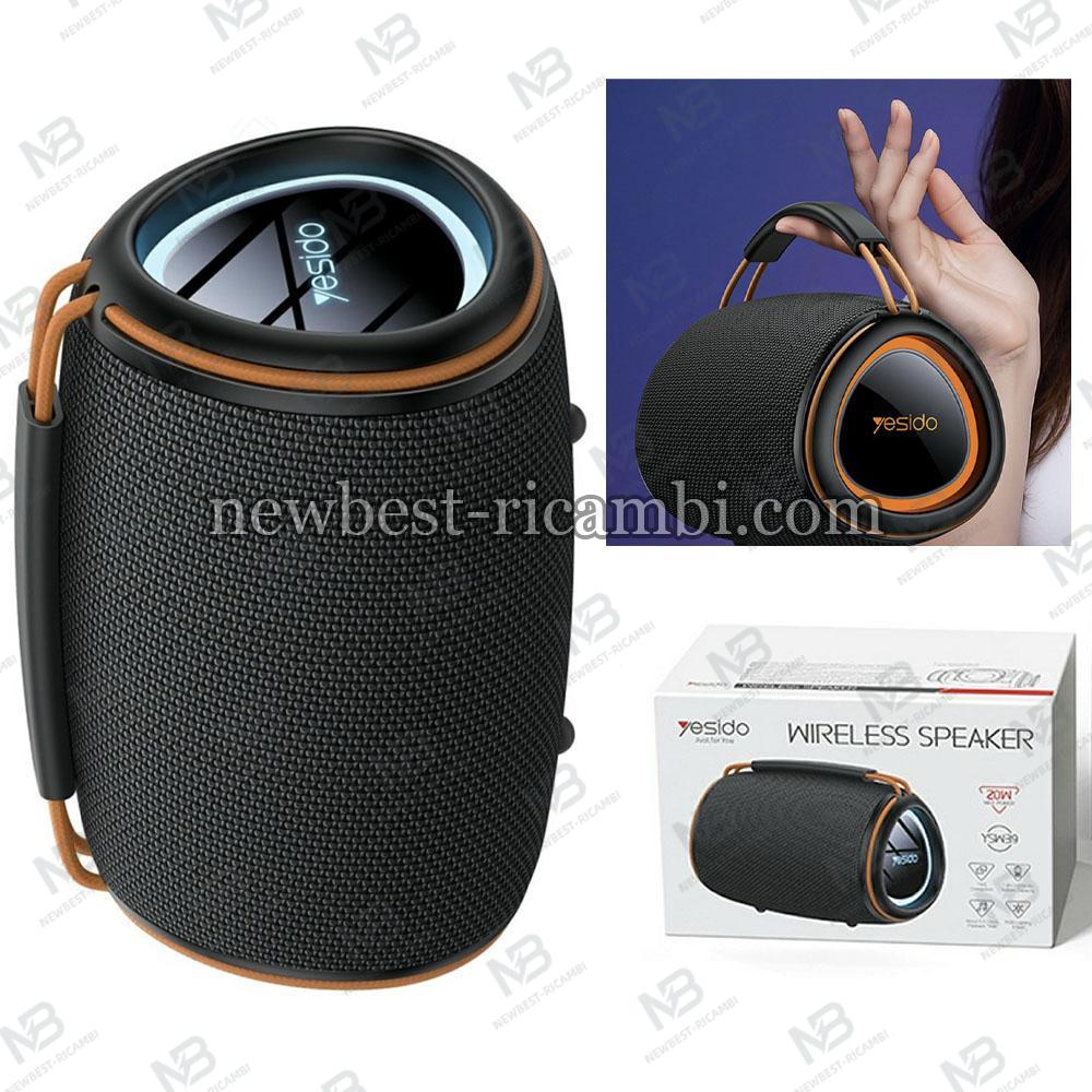 Bluetooth Speaker Yesido YSW39 20W TWS RGB Black in Blister