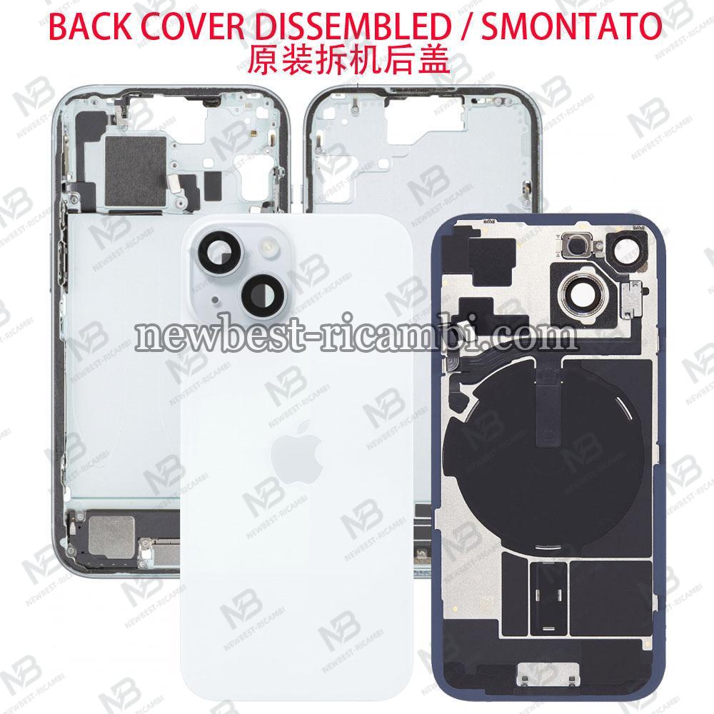 iPhone 15 Back Cover + Frame Full Flex Blue Dissembled Grade A Original