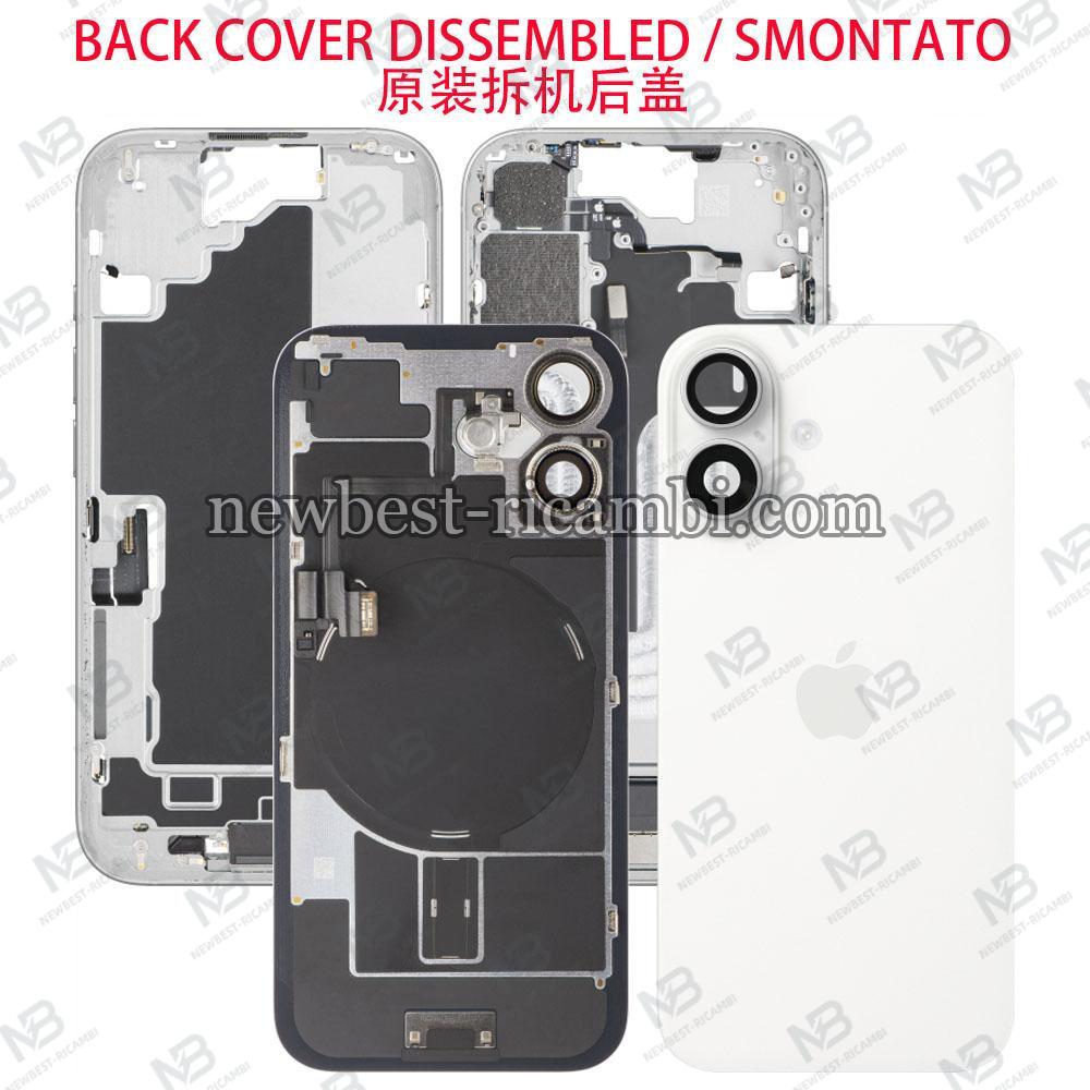 iPhone 16 Back Cover + Frame + Full Flex White Dissembled Grade A Original