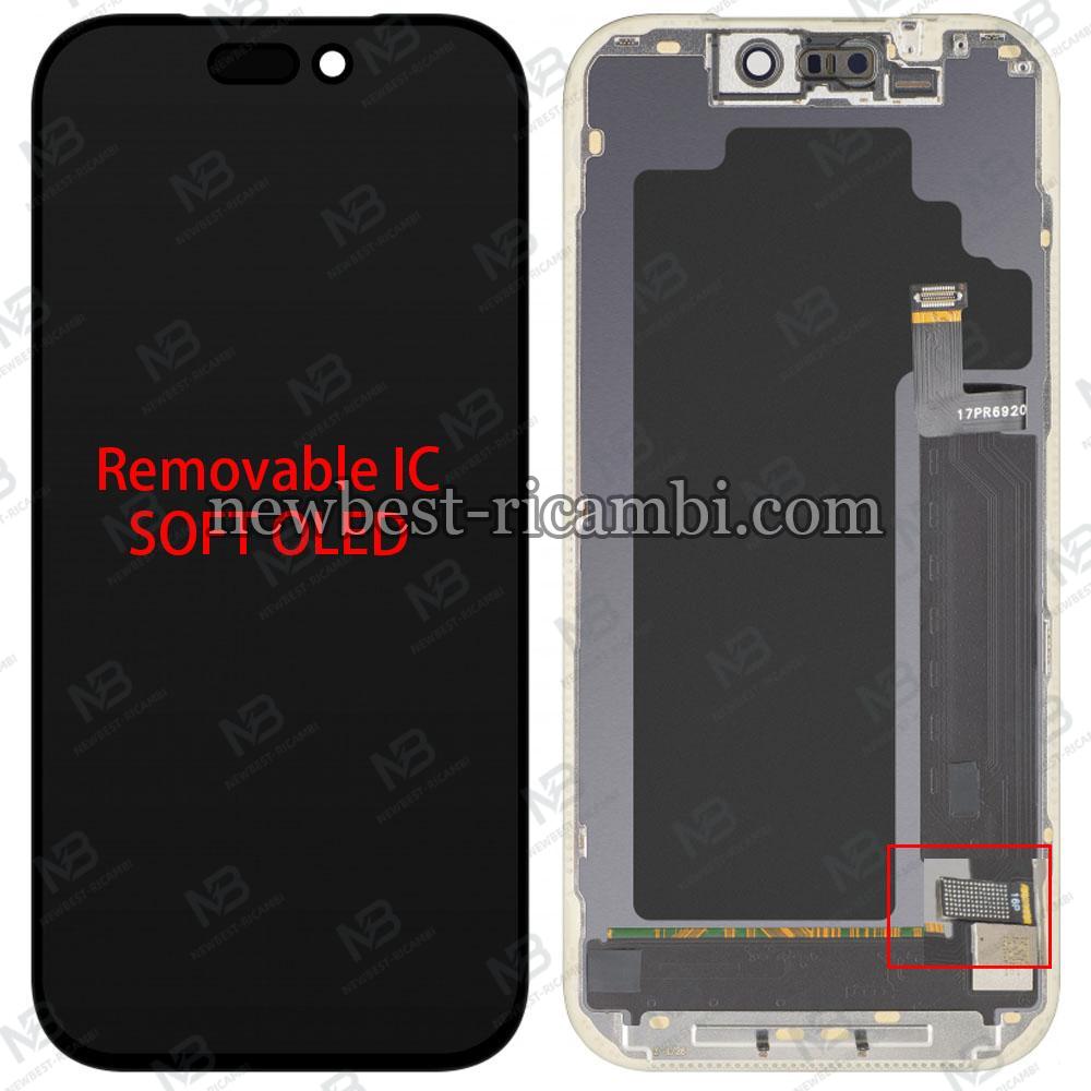 iPhone 17 Pro Touch + Lcd + Frame Oled Soft FHD Removable IC